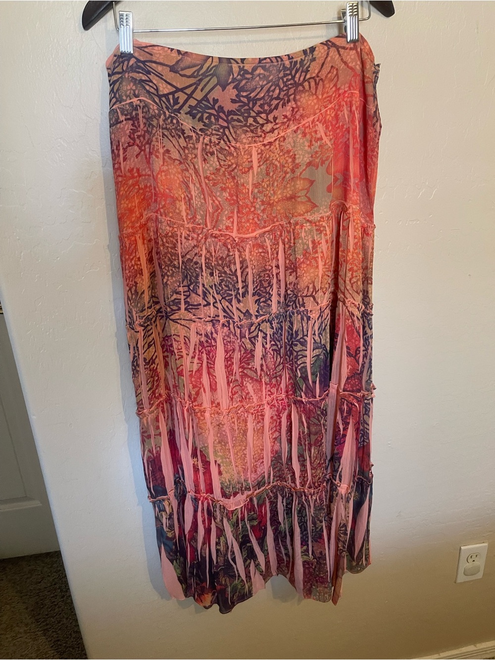 Y2K one world maxi skirt